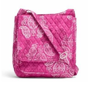 Vera Bradley stamped paisley mailbag NWT